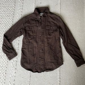 Red Head Brown Button-down Flannel